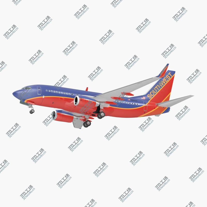 images/goods_img/2021040231/Boeing 737-700 with Interior Southwest Airlines Rigged 3D model/1.jpg